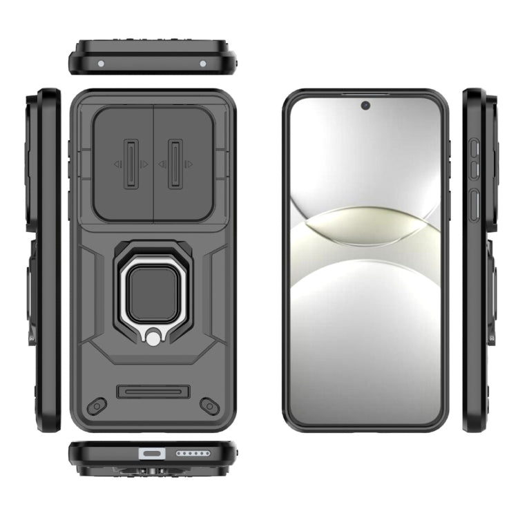 For Huawei Mate 70 5G Sliding Camshield TPU + PC Shockproof Phone Case with Holder