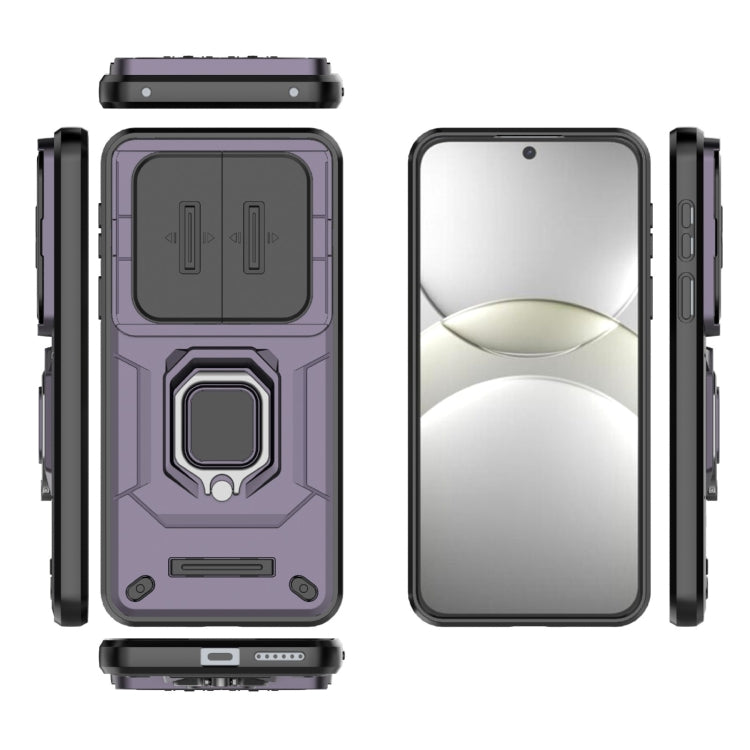 For Huawei Mate 70 5G Sliding Camshield TPU + PC Shockproof Phone Case with Holder