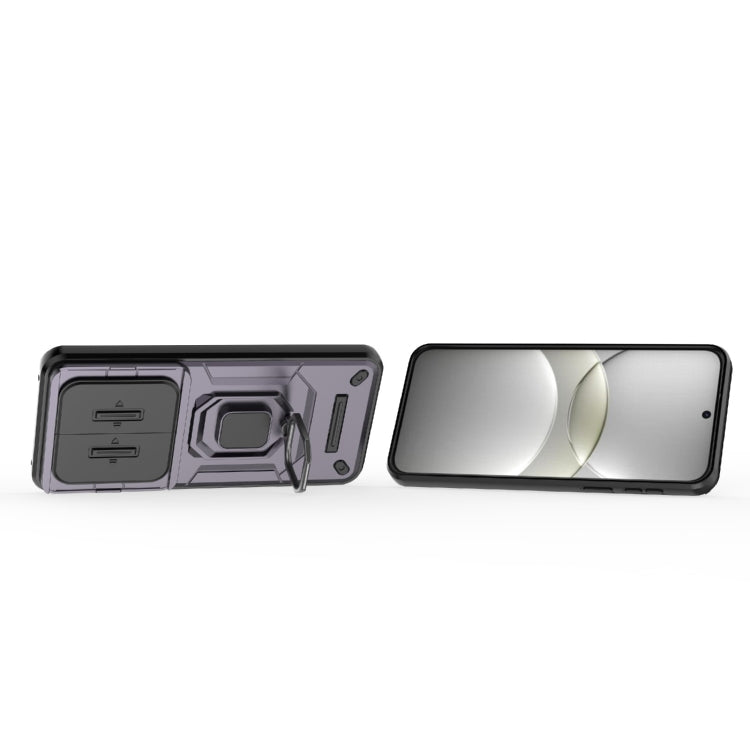 For Huawei Mate 70 5G Sliding Camshield TPU + PC Shockproof Phone Case with Holder