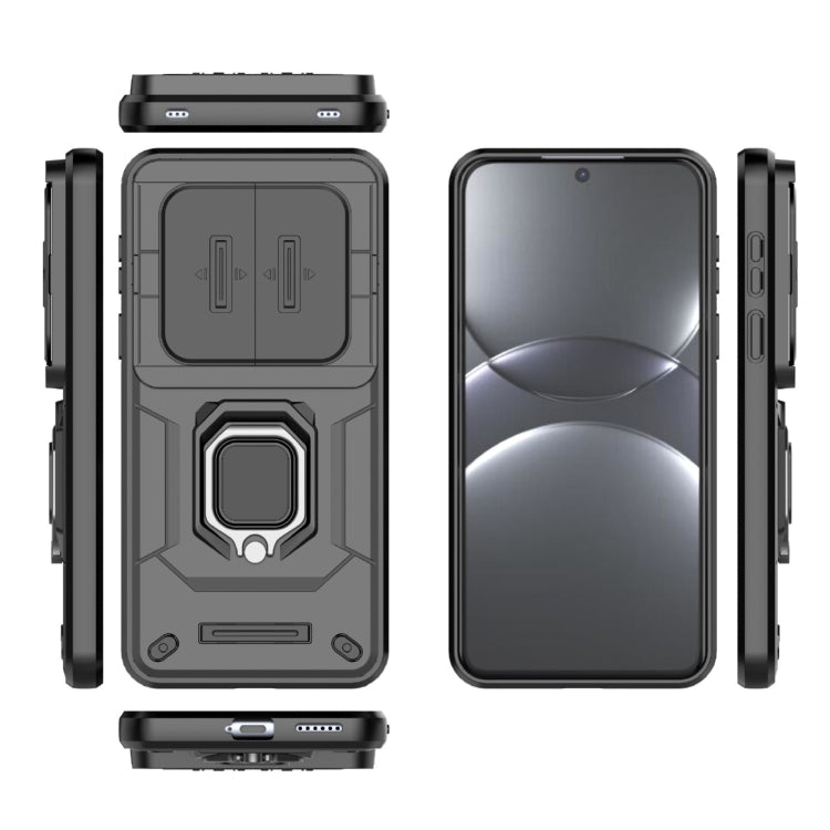 For Huawei Mate 70 Pro 5G / 70 Pro+ 5G Sliding Camshield TPU + PC Shockproof Phone Case with Holder