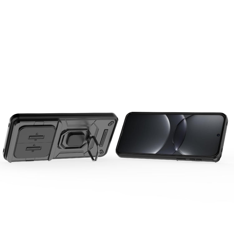 For Huawei Mate 70 Pro 5G / 70 Pro+ 5G Sliding Camshield TPU + PC Shockproof Phone Case with Holder