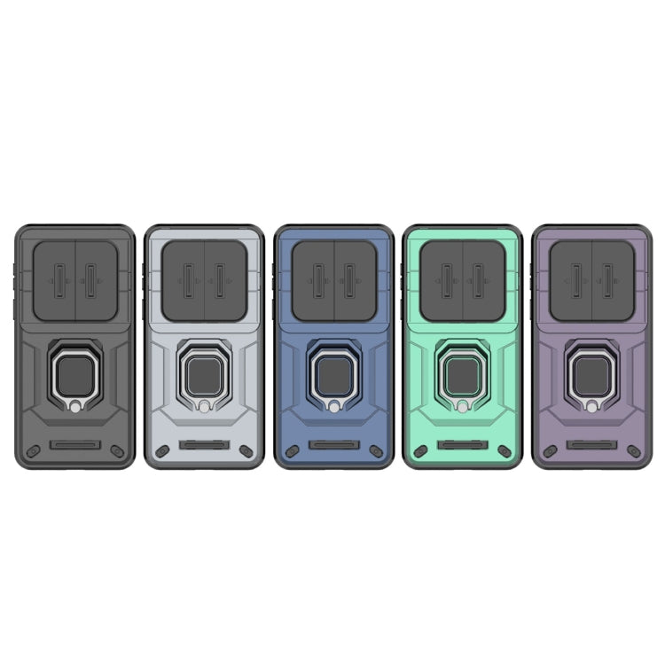 For Huawei Mate 70 Pro 5G / 70 Pro+ 5G Sliding Camshield TPU + PC Shockproof Phone Case with Holder