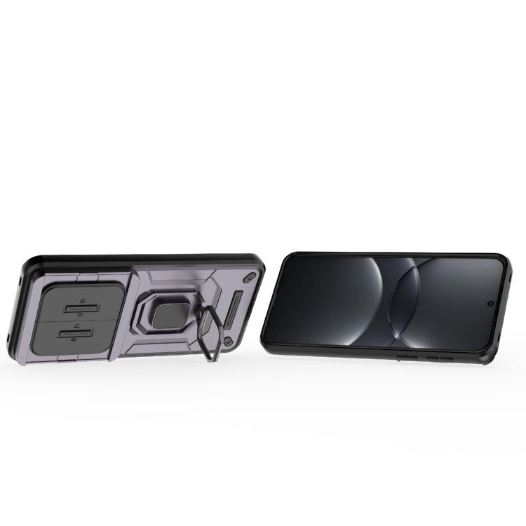 For Huawei Mate 70 Pro 5G / 70 Pro+ 5G Sliding Camshield TPU + PC Shockproof Phone Case with Holder