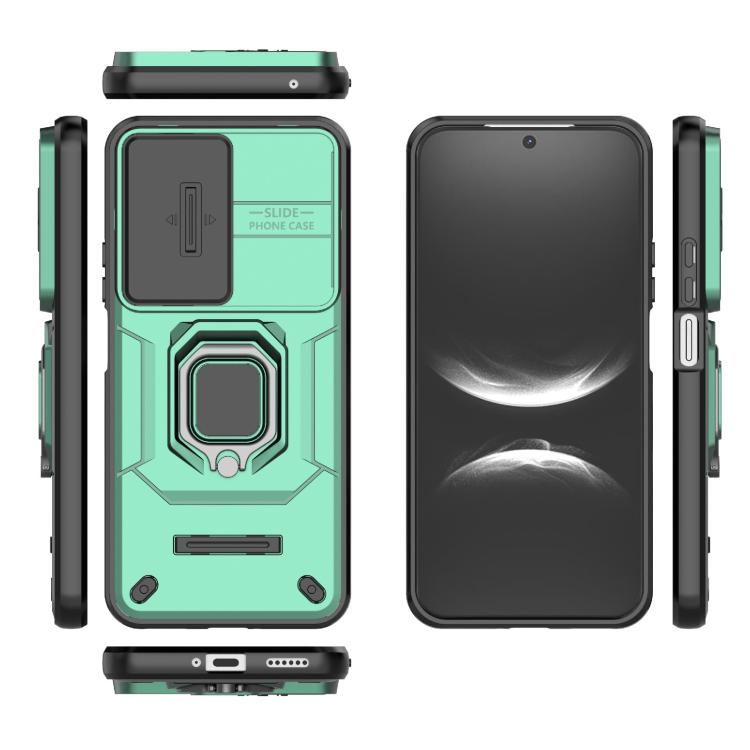 For Huawei nova 14 5G Sliding Camshield TPU + PC Shockproof Phone Case with Holder