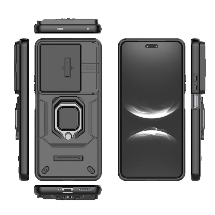 For Huawei nova 14 Pro 5G Sliding Camshield TPU + PC Shockproof Phone Case with Holder
