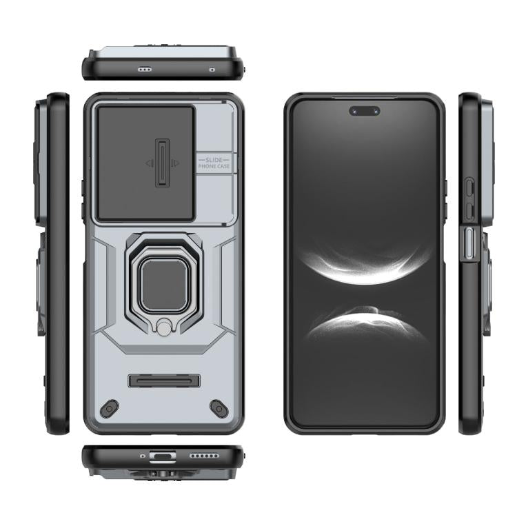 For Huawei nova 14 Pro 5G Sliding Camshield TPU + PC Shockproof Phone Case with Holder