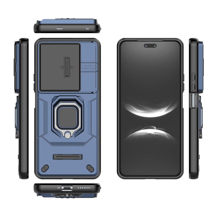 For Huawei nova 14 Pro 5G Sliding Camshield TPU + PC Shockproof Phone Case with Holder