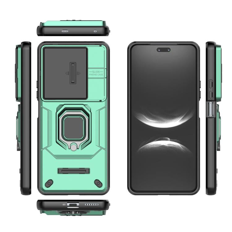 For Huawei nova 14 Pro 5G Sliding Camshield TPU + PC Shockproof Phone Case with Holder