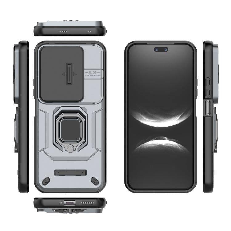 For Huawei nova 14 Ultra 5G Sliding Camshield TPU + PC Shockproof Phone Case with Holder