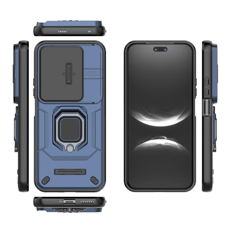 For Huawei nova 14 Ultra 5G Sliding Camshield TPU + PC Shockproof Phone Case with Holder