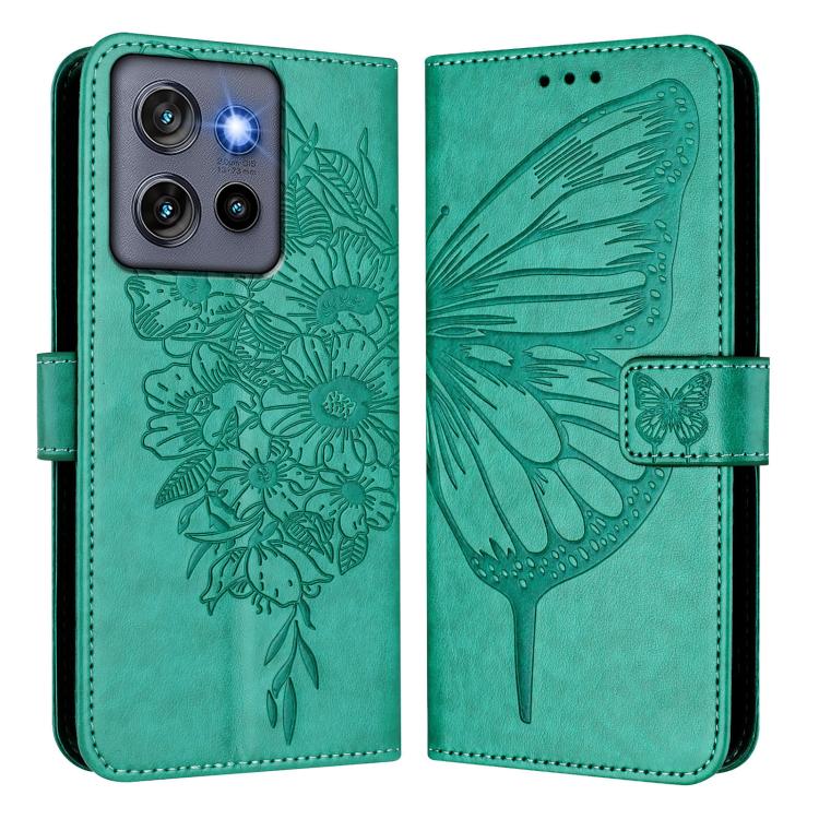 For Motorola Moto G Stylus 5G 2025 Embossed Butterfly Leather Phone Case