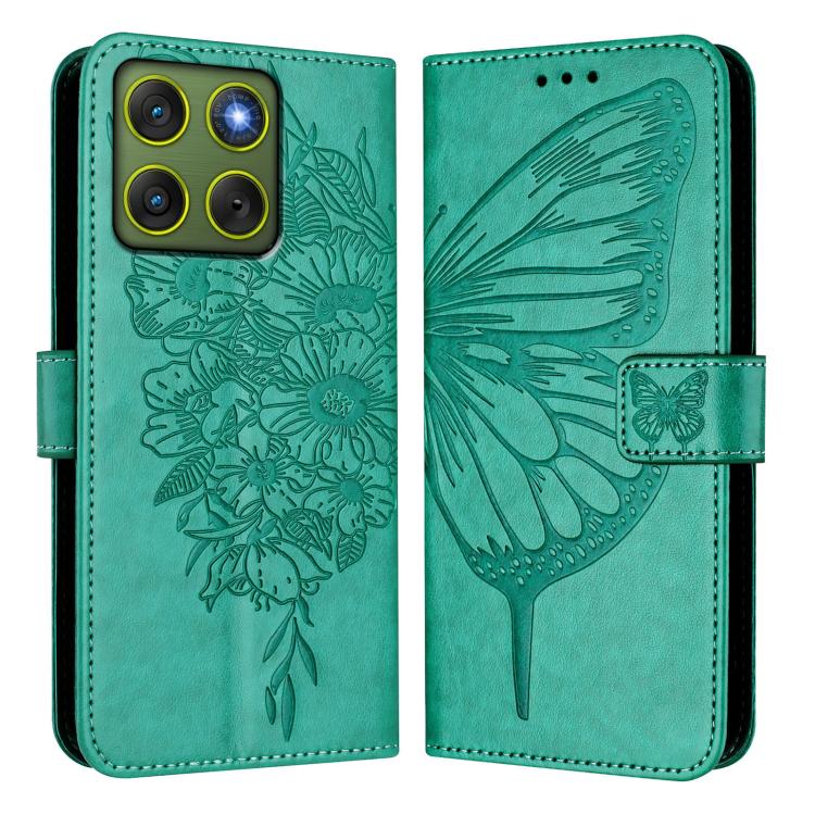 For Motorola Edge 70 5G Embossed Butterfly Leather Phone Case
