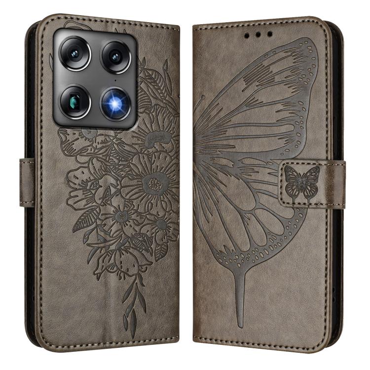 For Motorola Signature 5G Embossed Butterfly Leather Phone Case