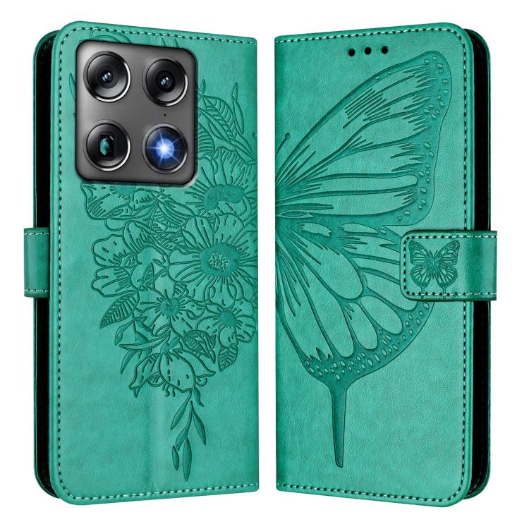 For Motorola Signature 5G Embossed Butterfly Leather Phone Case