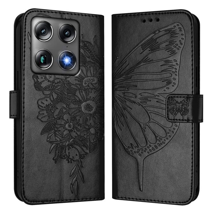 For Motorola Signature 5G Embossed Butterfly Leather Phone Case
