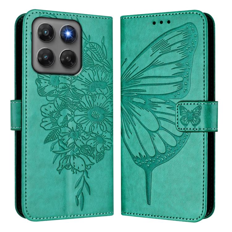 For Motorola Moto G37 / G37 Power / G47 5G Embossed Butterfly Leather Phone Case