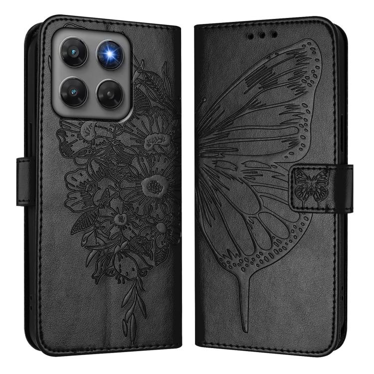 For Motorola Moto G37 / G37 Power / G47 5G Embossed Butterfly Leather Phone Case