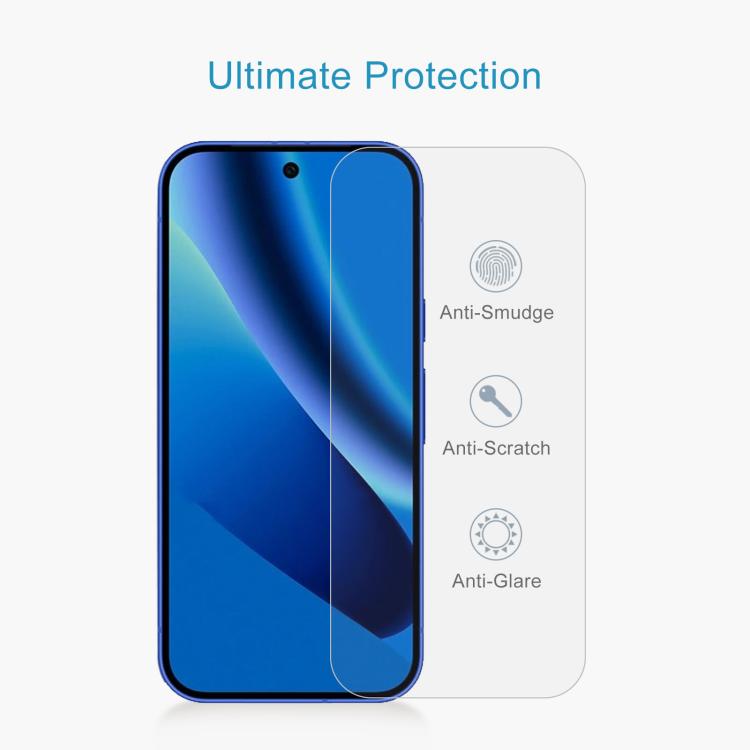 For Google Pixel 10a 10pcs 0.26mm 9H 2.5D Tempered Glass Film