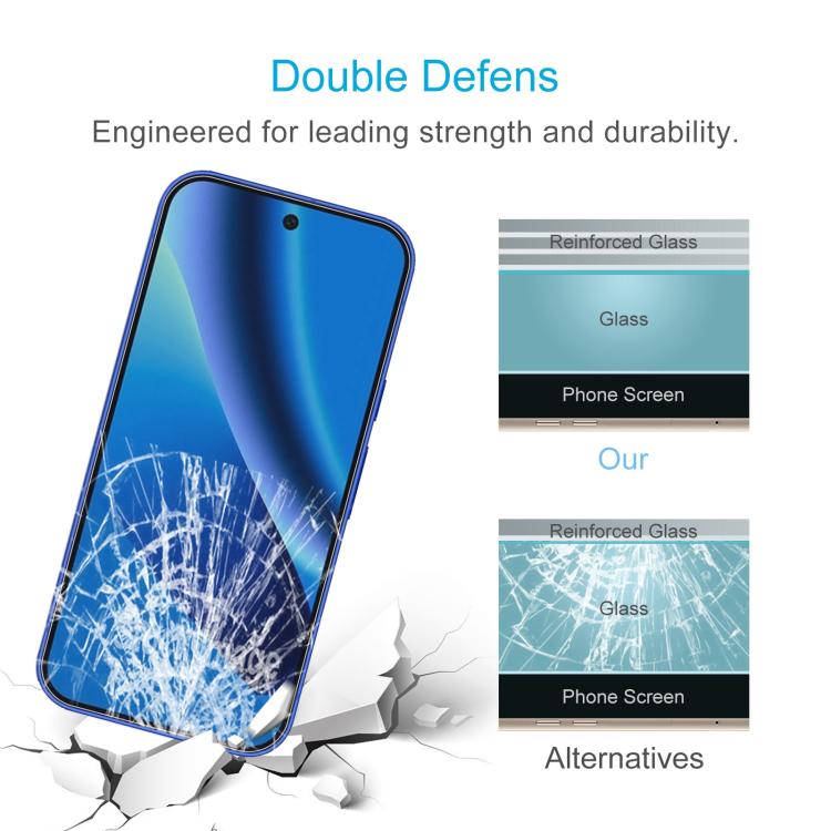 For Google Pixel 10a 10pcs 0.26mm 9H 2.5D Tempered Glass Film
