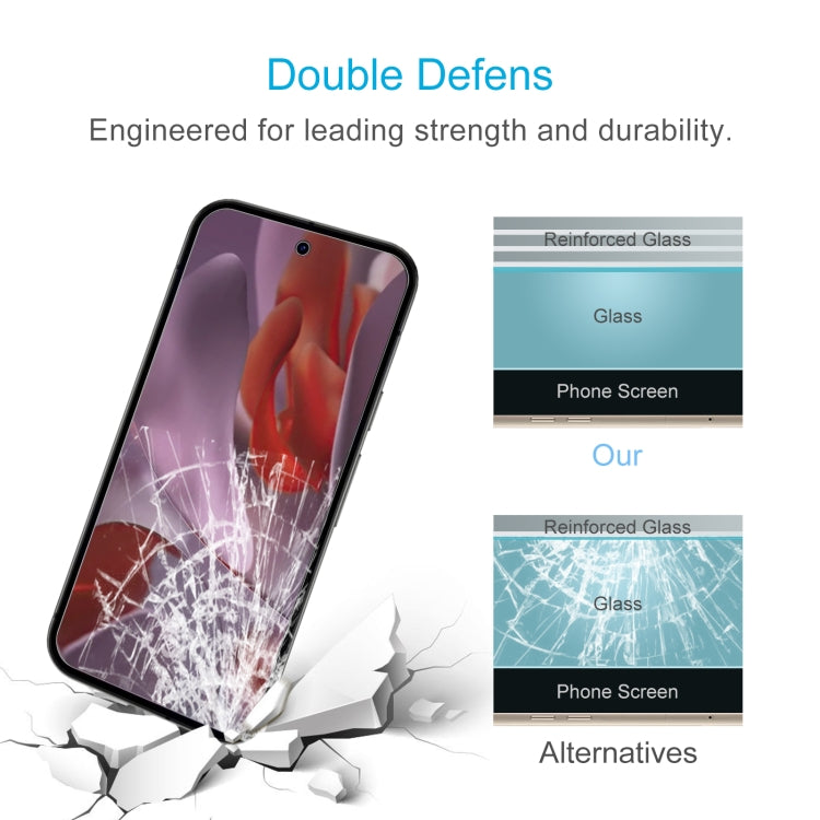 For Google Pixel 9a 50pcs 0.26mm 9H 2.5D Tempered Glass Film
