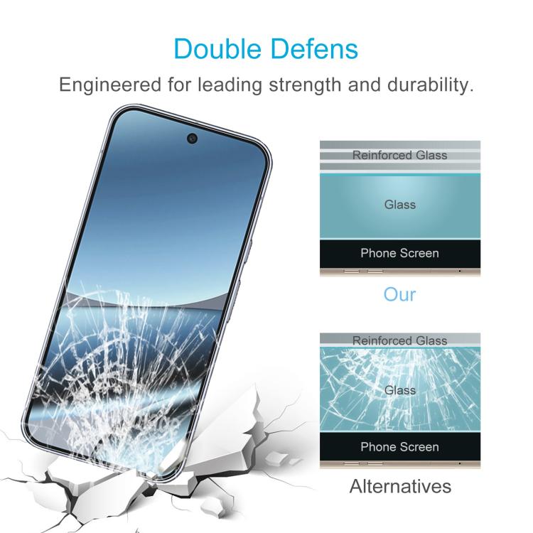 For Google Pixel 11 Pro XL 50pcs 0.26mm 9H 2.5D Tempered Glass Film