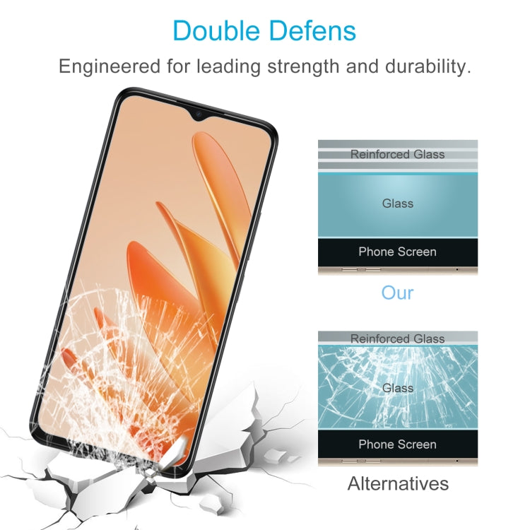 For Meizu Blue 20 50pcs 0.26mm 9H 2.5D Tempered Glass Film