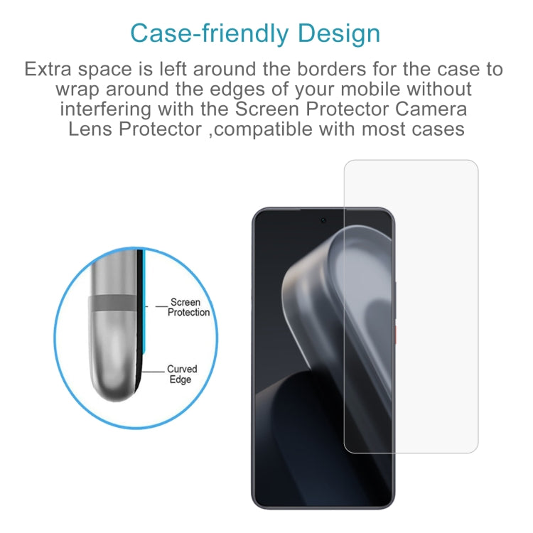 For Meizu Lucky 08 50pcs 0.26mm 9H 2.5D Tempered Glass Film