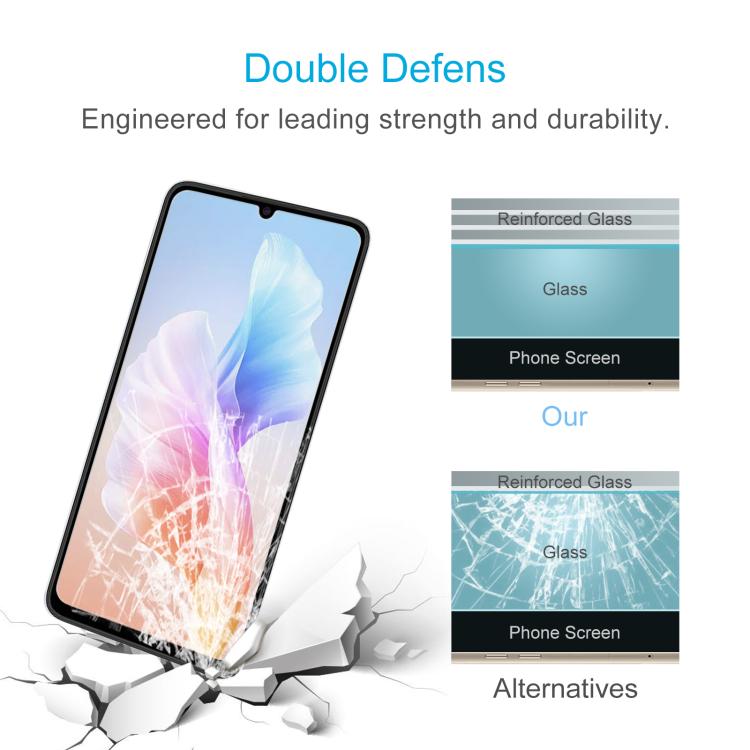 For Meizu Note 21 50pcs 0.26mm 9H 2.5D Tempered Glass Film