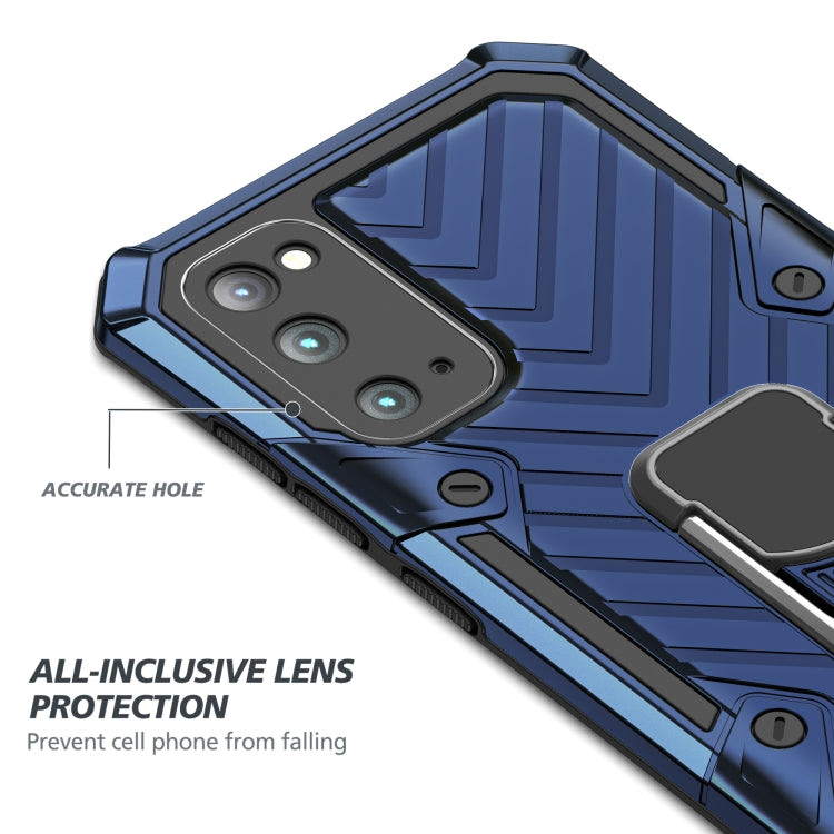 For Samsung Galaxy S20 Cool Armor PC + TPU Shockproof Case with 360 Degree Rotation Ring Holder