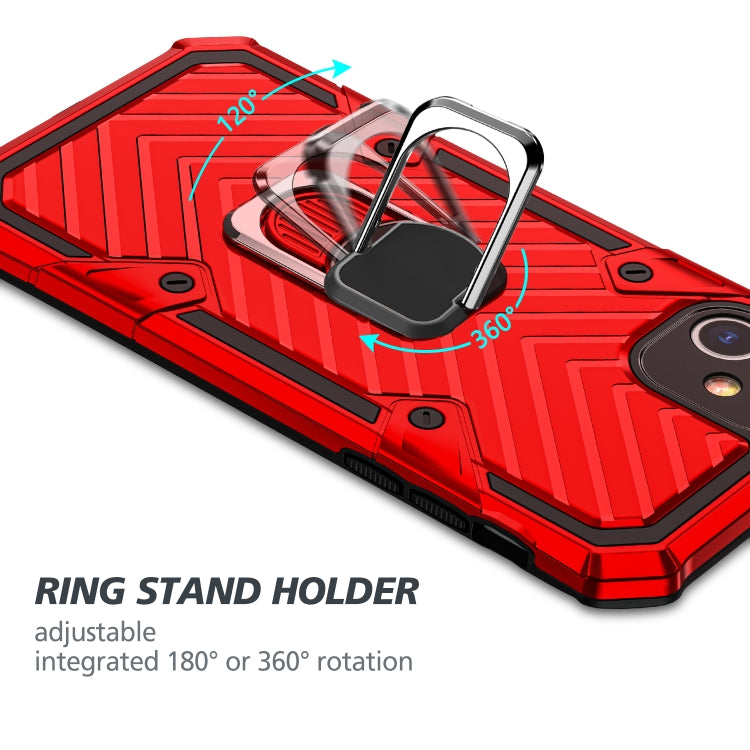 For Samsung Galaxy S20 Ultra Cool Armor PC + TPU Shockproof Case with 360 Degree Rotation Ring Holder