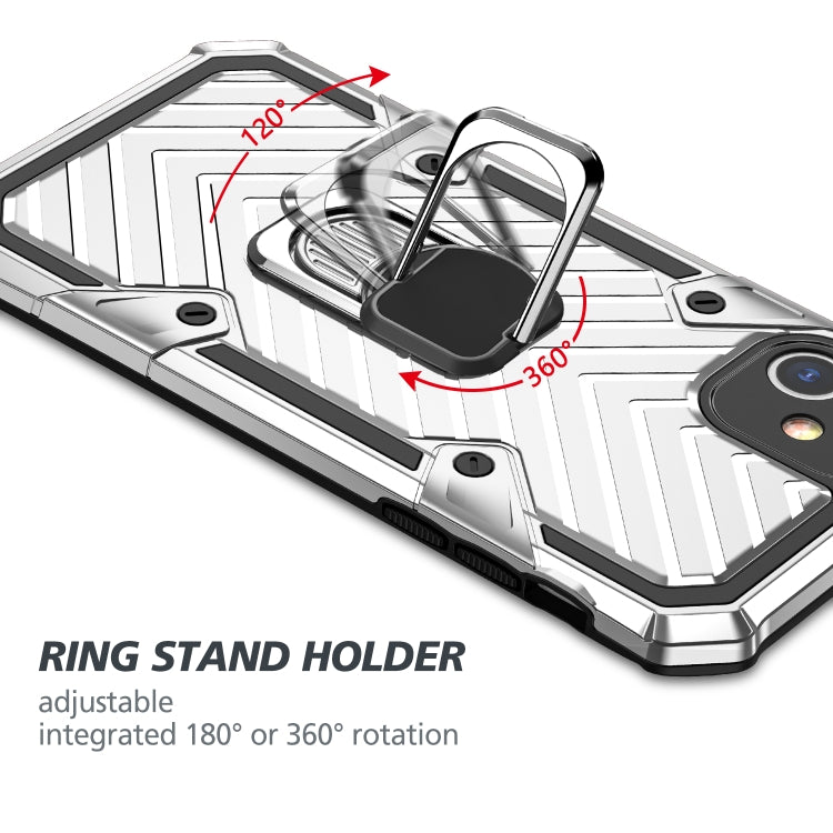 For Samsung Galaxy S20 Ultra Cool Armor PC + TPU Shockproof Case with 360 Degree Rotation Ring Holder