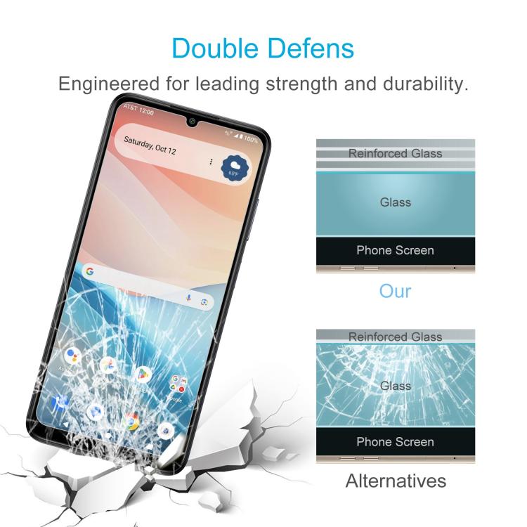 For AT&T Verge 10pcs 0.26mm 9H 2.5D Tempered Glass Film