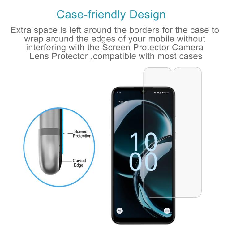 For AT&T Verge 2 10pcs 0.26mm 9H 2.5D Tempered Glass Film