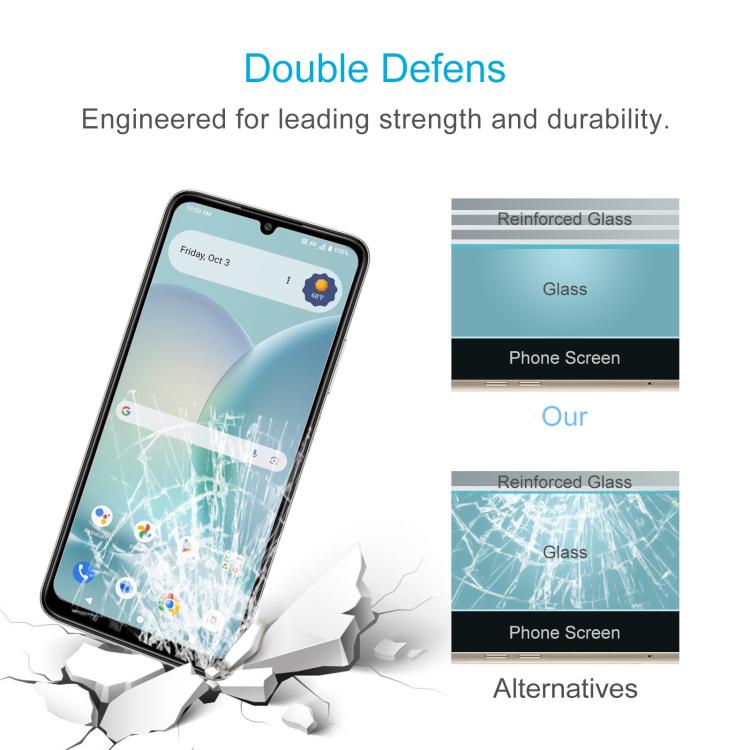 For AT&T Motivate Pro 2 5G 10pcs 0.26mm 9H 2.5D Tempered Glass Film