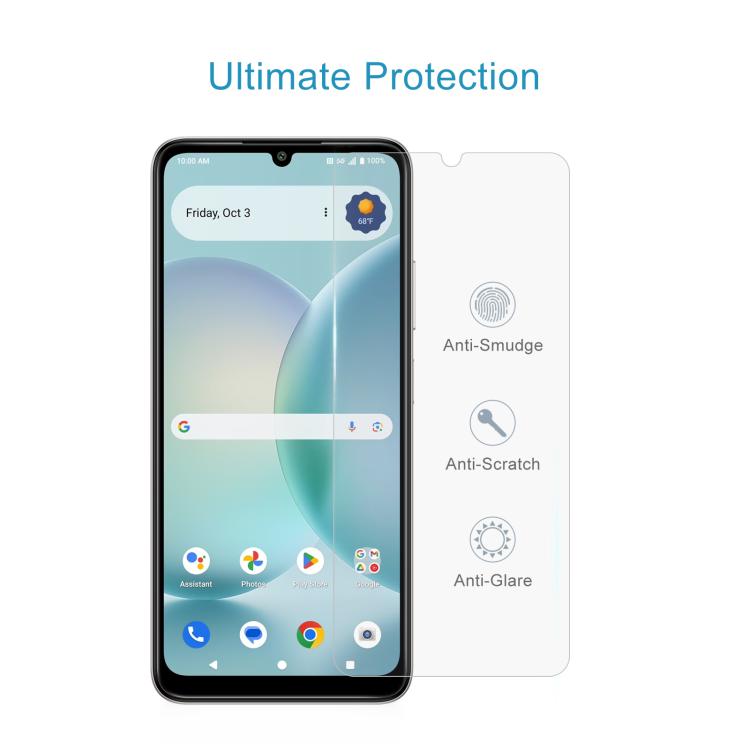 For AT&T Motivate Pro 2 5G 50pcs 0.26mm 9H 2.5D Tempered Glass Film