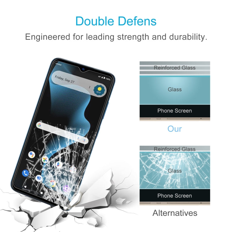 For Cricket Magic 2 5G 10pcs 0.26mm 9H 2.5D Tempered Glass Film