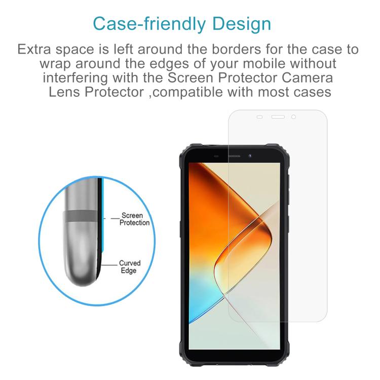 For Oukitel G6 10pcs 0.26mm 9H 2.5D Tempered Glass Film