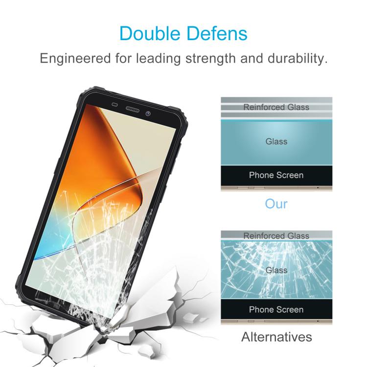 For Oukitel G6 10pcs 0.26mm 9H 2.5D Tempered Glass Film