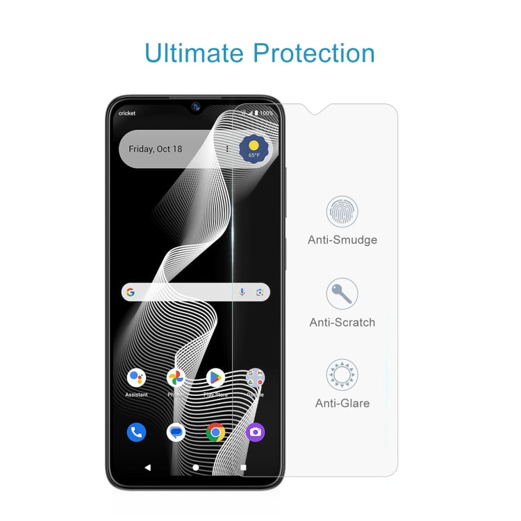 For Cricket Debut S3 50pcs 0.26mm 9H 2.5D Tempered Glass Film