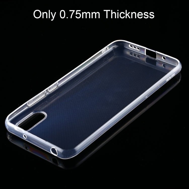 For Xiaomi Redmi 9A / 9AT 0.75mm Ultra-thin Transparent TPU Soft Protective Case