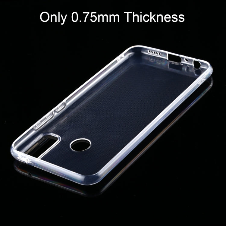 For Huawei Y8s 0.75mm Ultra-thin Transparent TPU Soft Protective Case