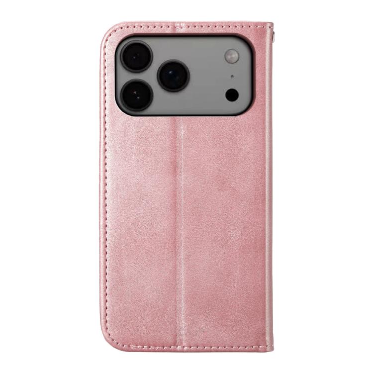 For iPhone 17 Pro Max Cubic Grid Calf Texture Magnetic Leather Phone Case