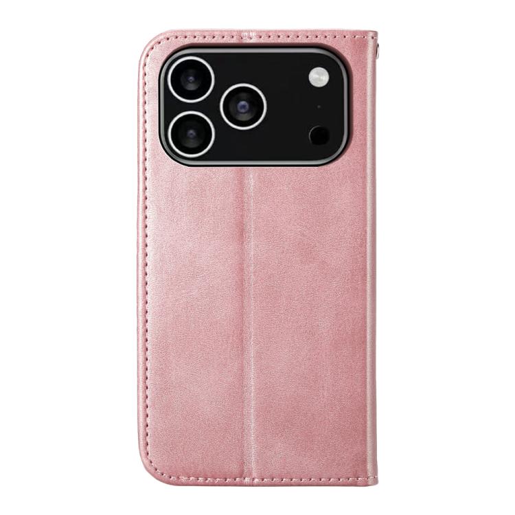 For iPhone 17 Pro Cubic Grid Calf Texture Magnetic Leather Phone Case