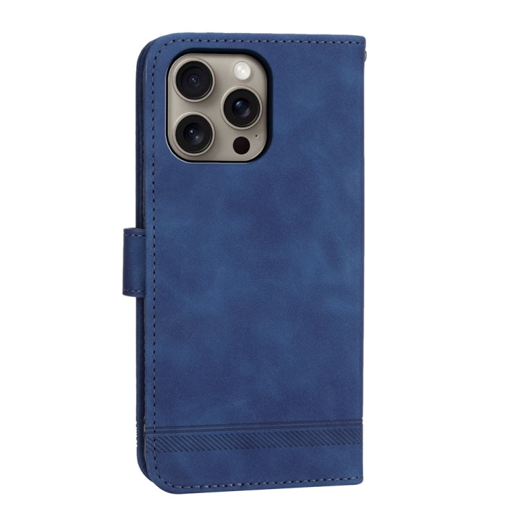For iPhone 16 Pro Max Dierfeng Dream Line TPU Hybrid PU Leather Phone Case