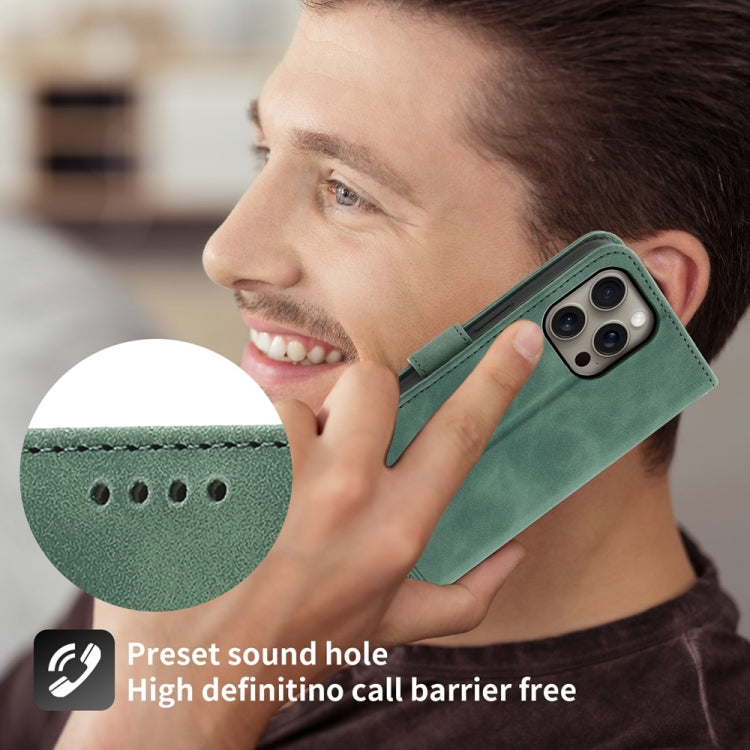For iPhone 16 Pro Max Dierfeng Dream Line TPU Hybrid PU Leather Phone Case