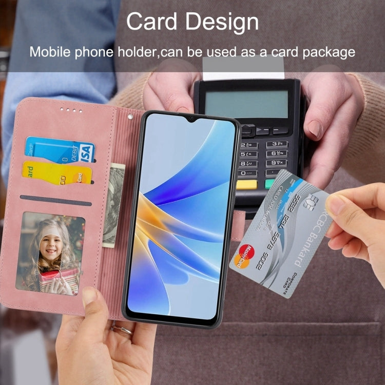 For iPhone 16e Dierfeng Dream Line TPU Hybrid PU Leather Phone Case