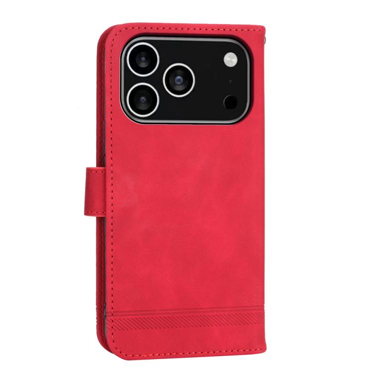 For iPhone 17 Pro Dierfeng Dream Line TPU Hybrid PU Leather Phone Case