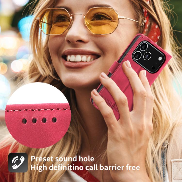 For iPhone 17 Pro Dierfeng Dream Line TPU Hybrid PU Leather Phone Case