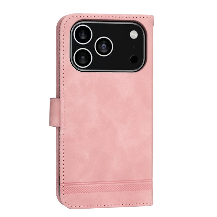 For iPhone 17 Pro Dierfeng Dream Line TPU Hybrid PU Leather Phone Case