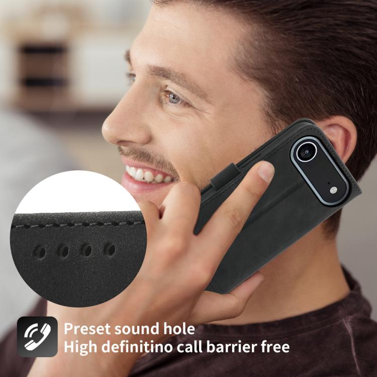 For iPhone Air Dierfeng Dream Line TPU Hybrid PU Leather Phone Case